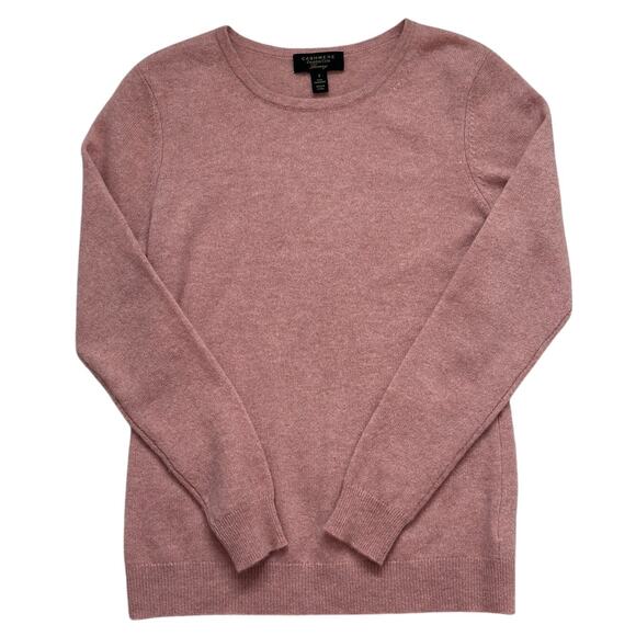 Charter Club Sweaters - Cute Pink Small 100% Cashmere Crewneck Sweater Long Sleeve Charter Club Luxury